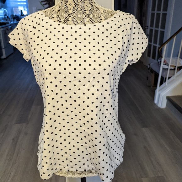 Ralph Lauren polka dot cotton top - Picture 1 of 6